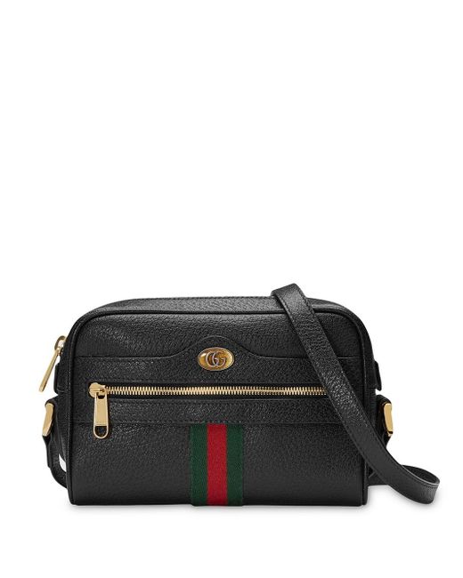 gucci ophidia black leather