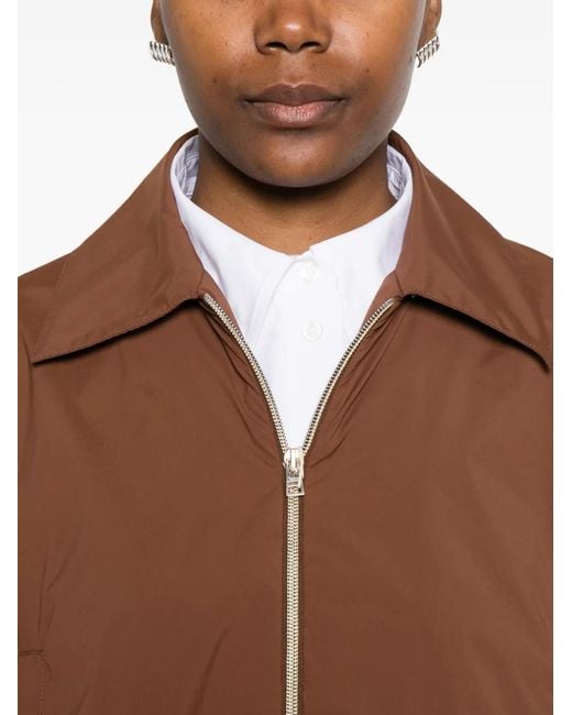 Chaqueta Con Cremallera Herno de color Brown
