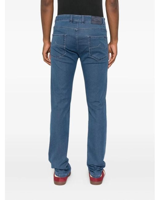 メンズ Paul & Shark シャークキーチェーン ジーンズ Blue