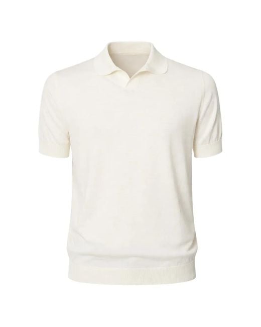 FILIPPO DE LAURENTIIS White Chemise À Col Polo for men