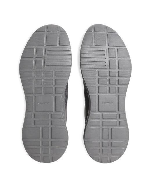 Calvin Klein Gray Runner Sneakers for men
