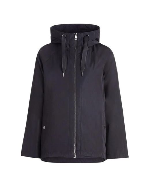 Betty Barclay Blue Drawstring Hooded Jacket