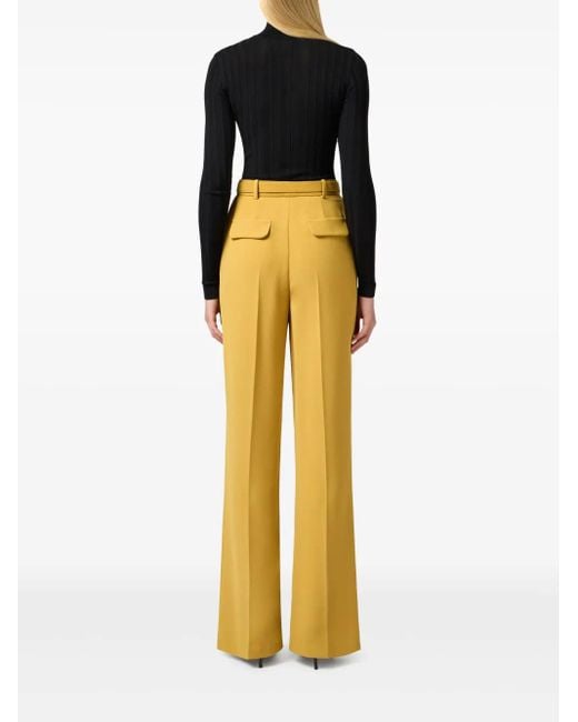 Elisabetta Franchi Yellow Trousers