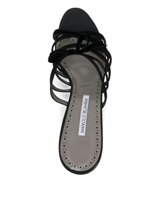 Sandales Clementel 80 Mm Manolo Blahnik en coloris Black
