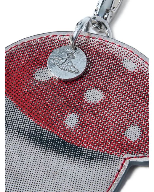 Vivienne Westwood Gray Mushroom Keyring for men