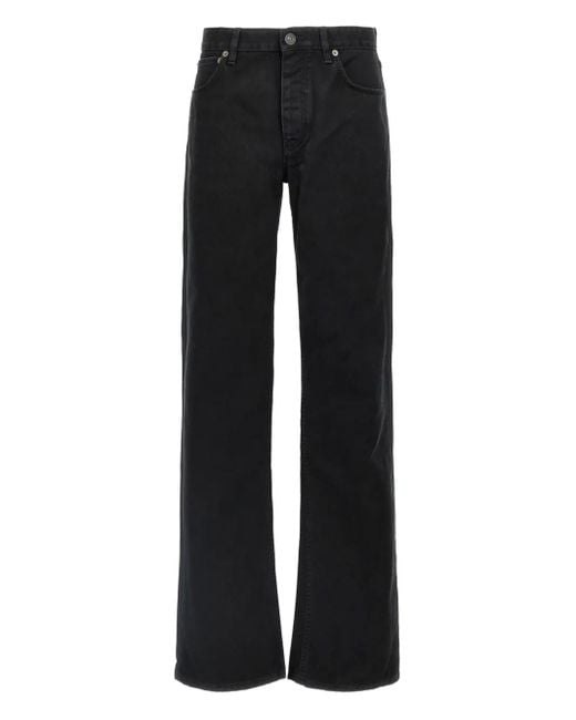 Balenciaga Black Jeans mit weitem Bein