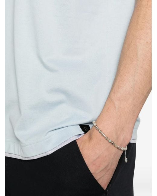 Gran Sasso White Trim-Detail T-Shirt for men