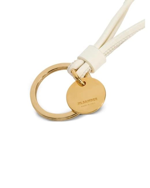 Jil Sander Metallic Knot Key Ring