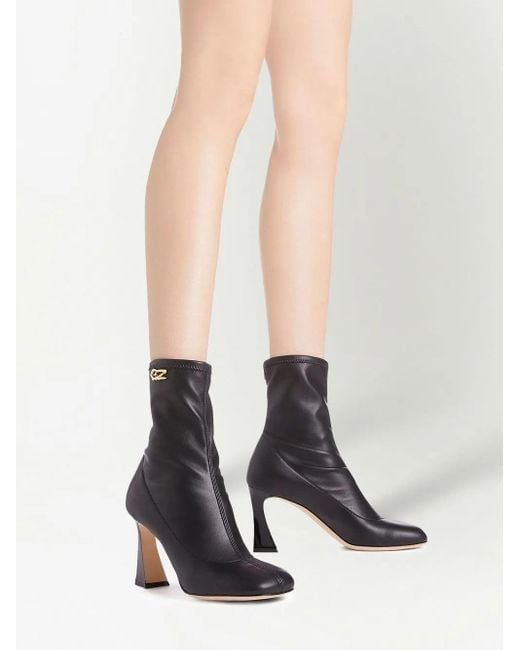 Giuseppe Zanotti Black 85Mm Alethaa Ankle Boots