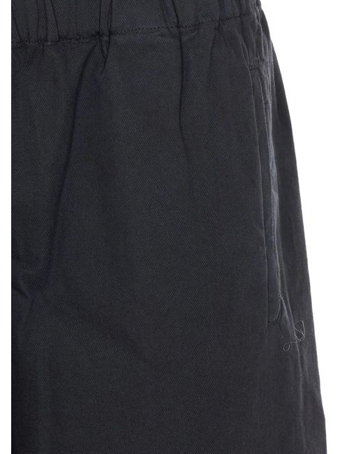 TRUE AVENUE Blue Elasticated-Waistband Trousers