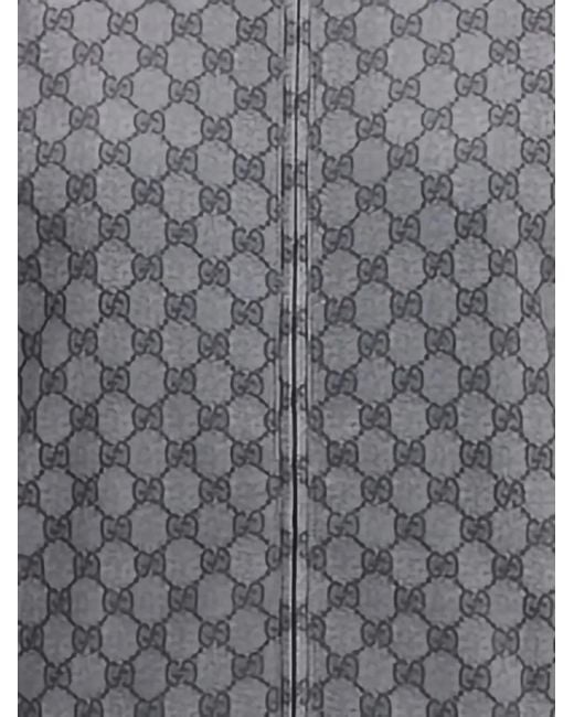 Gg-Monogram Zip Jacket Gucci de color Gray