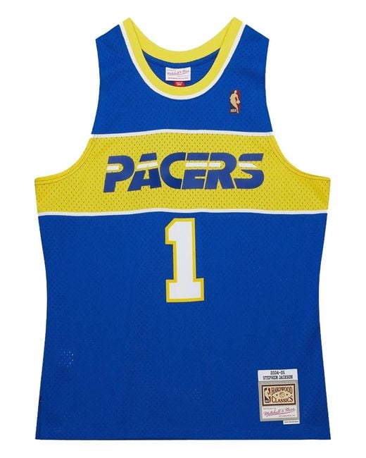 Mitchell & Ness Blue X Nba Stephen Jackson Indiana Pacers 2004-05 Jersey for men