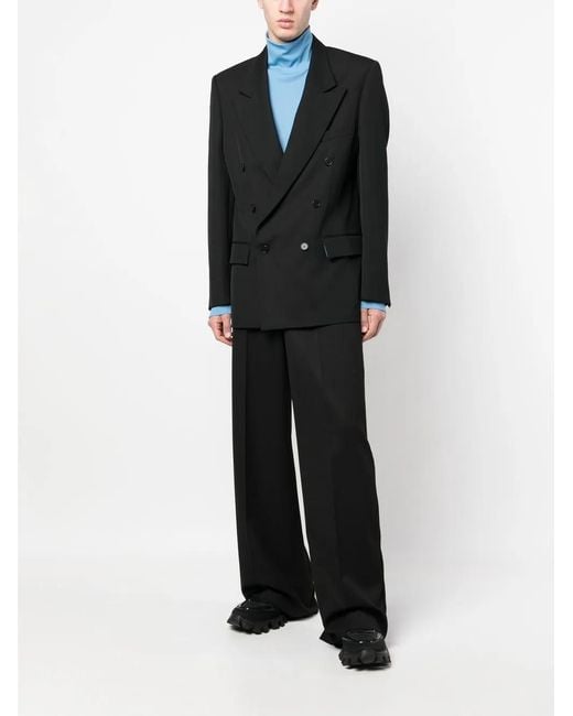 BOTTER Black Double-Breasted Blazer for men