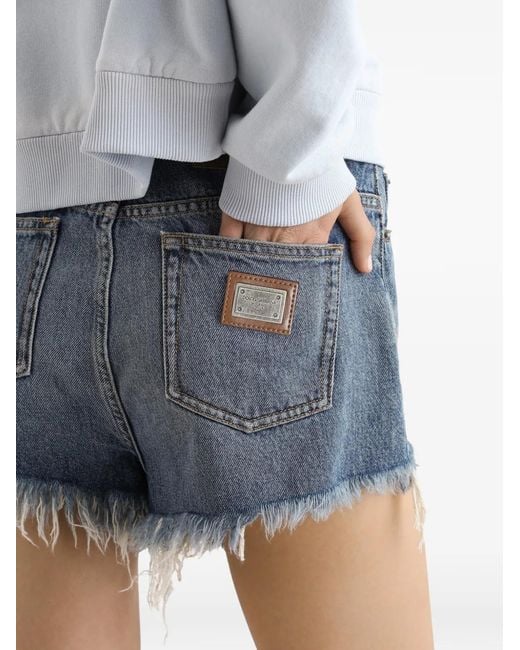 Dolce & Gabbana Blue Denim Shorts