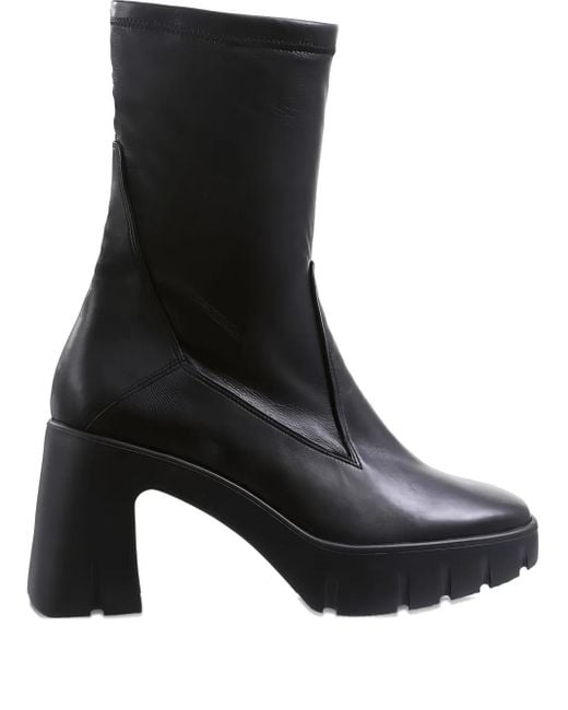 Högl Black Jessy Chunky-Sole Ankle Boots