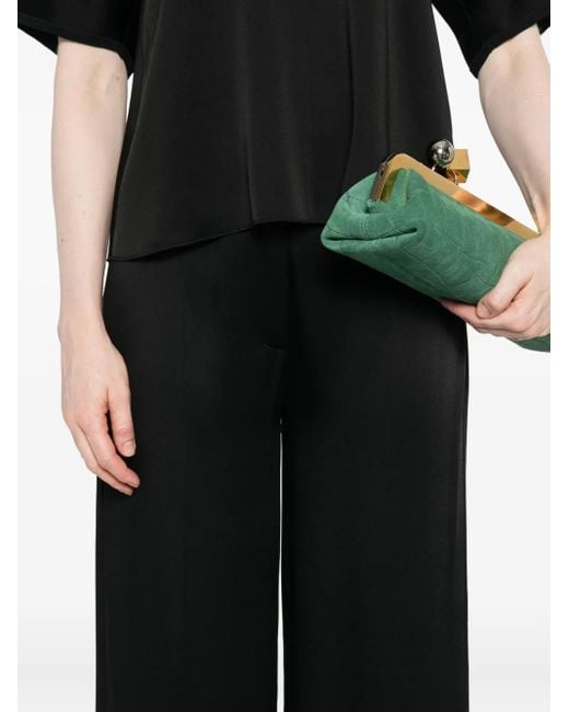 Forte_forte Black Palazzo Trousers