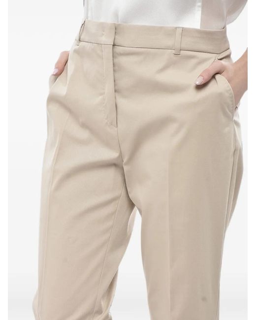 Max Mara Natural Stretch-Cotton Trousers
