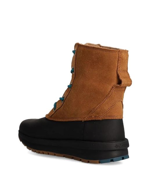 Columbia Brown Moritza Shield Omni-Heat Suede Lace-Up Boots