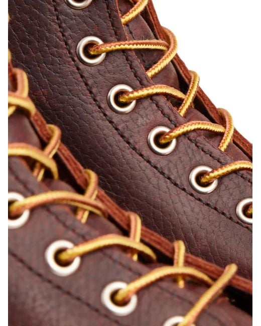 Red Wing Brown Classic Moc Boots for men