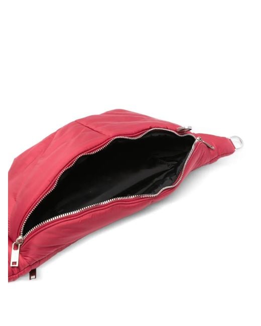 Moncler Pink Quilted Belt Bag for men