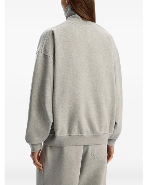 12 STOREEZ Gray Zip-Up Sweatshirt