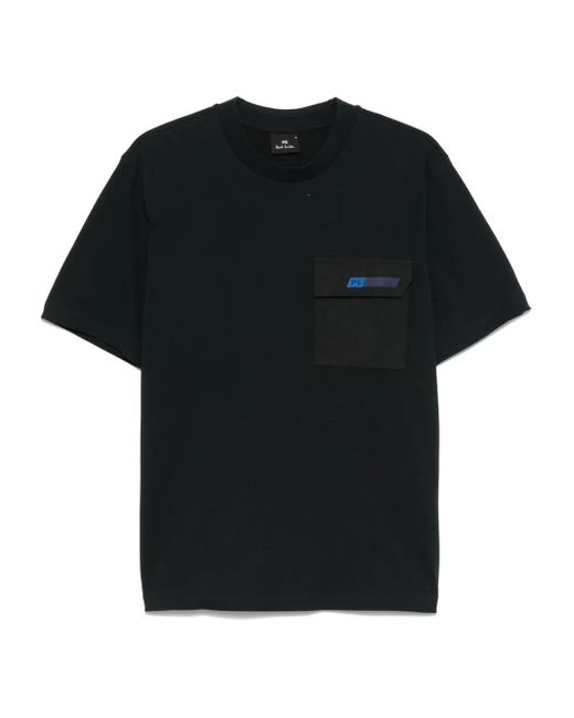 メンズ Paul Smith ロゴ Tシャツ Black