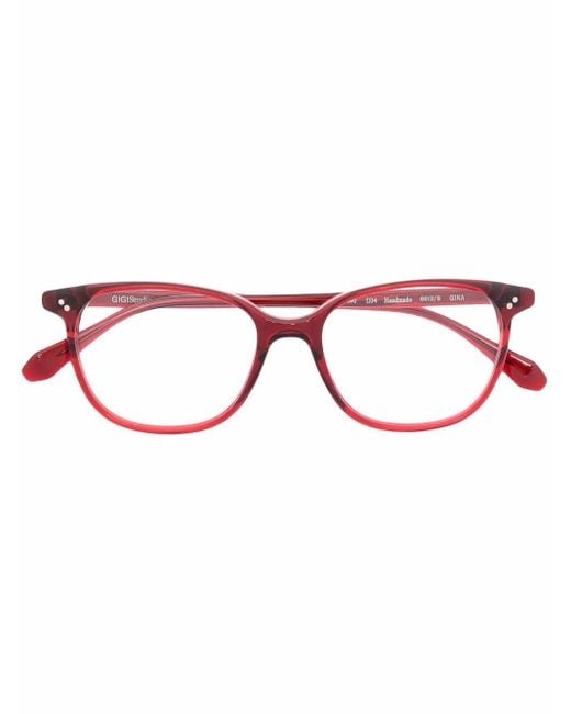 Gigi Studios Red Brille Mit Eckigem Gestell