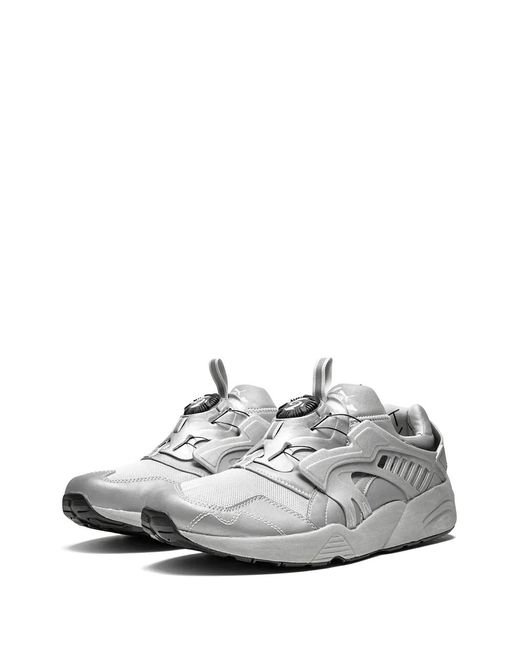 PUMA White Disc Blaze Sneakers