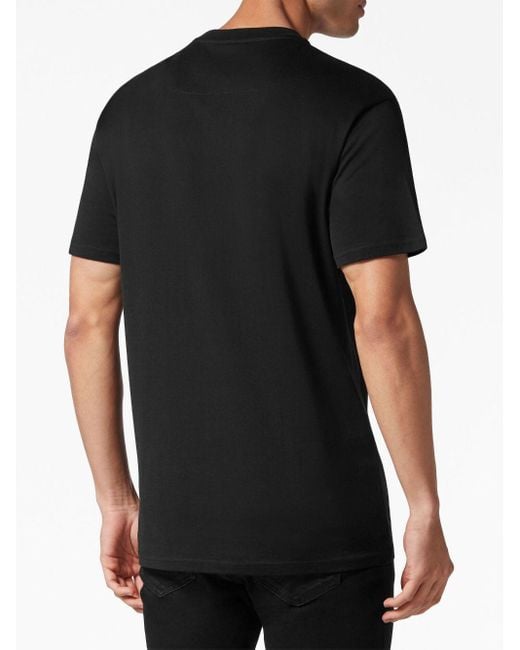 Philipp Plein Black Skull-print Short-sleeve T-shirt for men