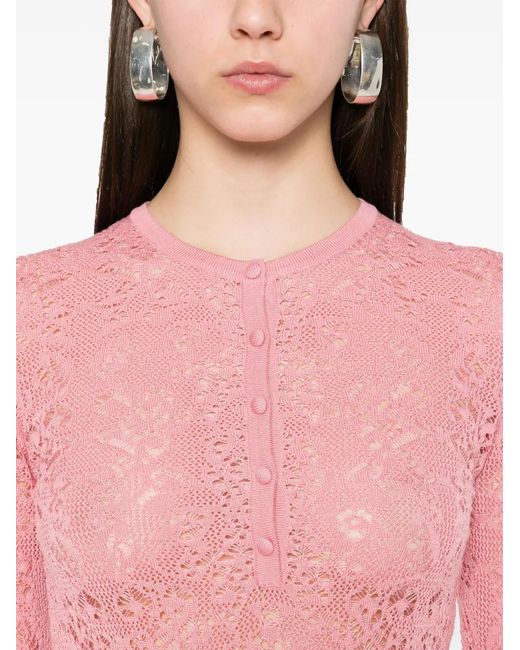 Gabriela Hearst Pink Ithaca T-Shirt