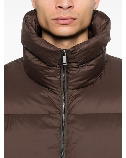 Studio Nicholson Massey Jack Met Trechterhals in het Brown voor heren