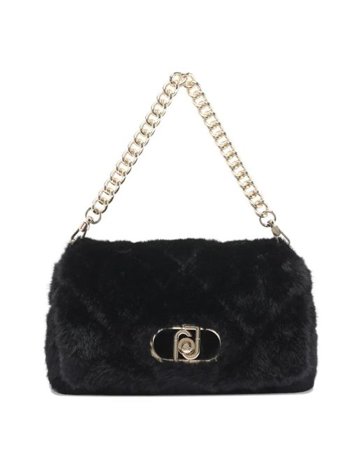 Bolso de hombro pequeño acolchado Liu Jo de color Black