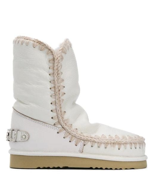 Mou White Eskimo 24 Boots