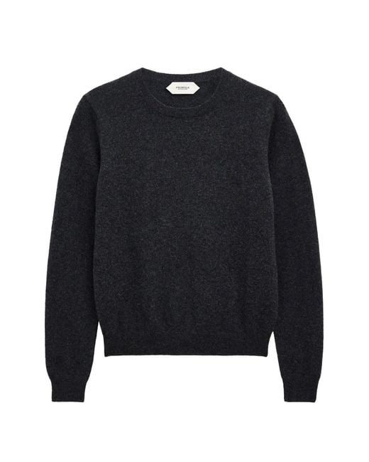 Pringle of Scotland Blue Crew-Neck Cashmere Sweater