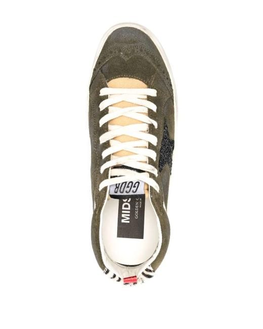 Golden Goose Deluxe Brand Brown Mid Star Suede Upper Foam Toungue G