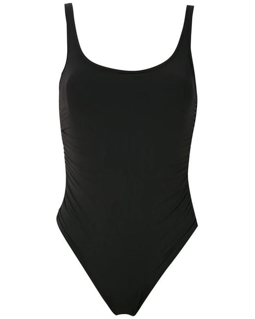 Amir Slama Black Cut-Out Swimsuit