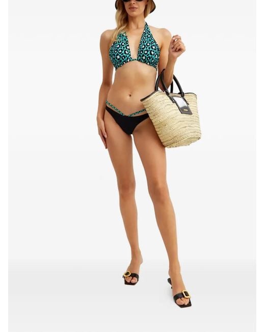 Beach Bunny Black Lex Tango Braided Bikini Bottoms