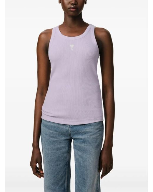 AMI Ami De Coeur タンクトップ Purple