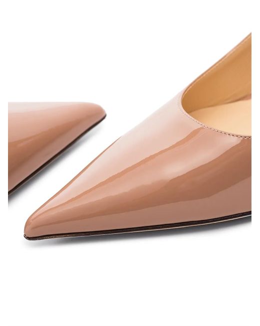 Jimmy Choo Pink Love 85 Patent Leather Pumps