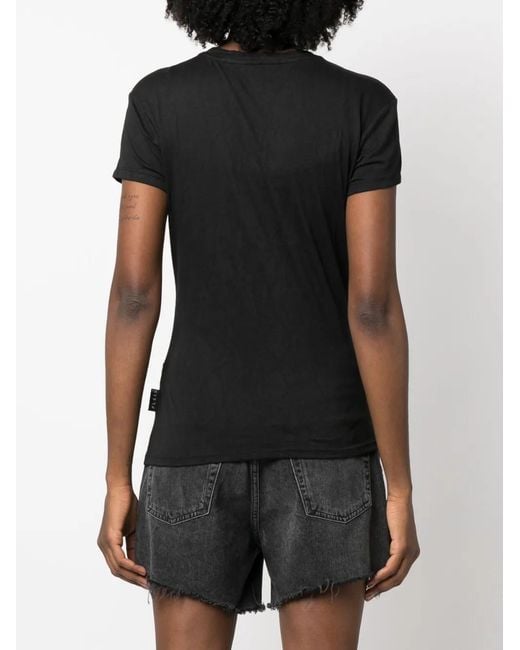 Philipp Plein Black Sexy Pure Fit Crew-Neck T-Shirt