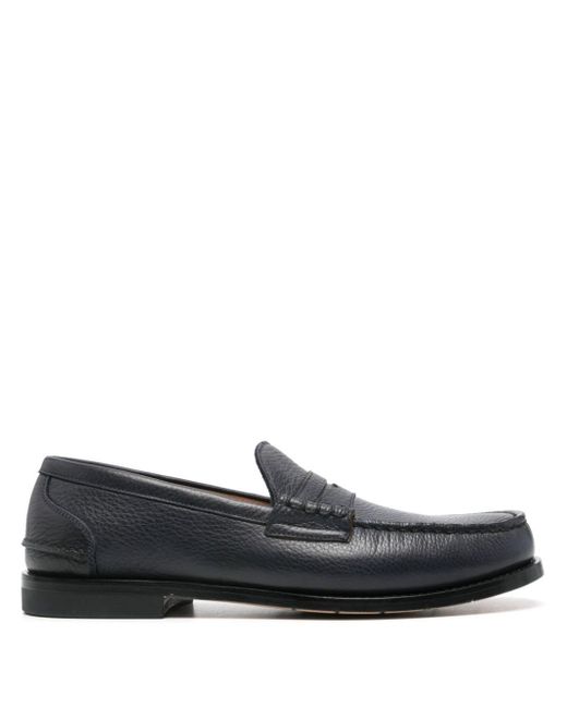 Premiata Black Arnold Leather Loafers for men
