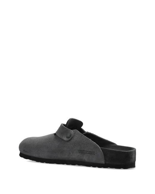 Birkenstock Black Mules Boston À Boucle for men