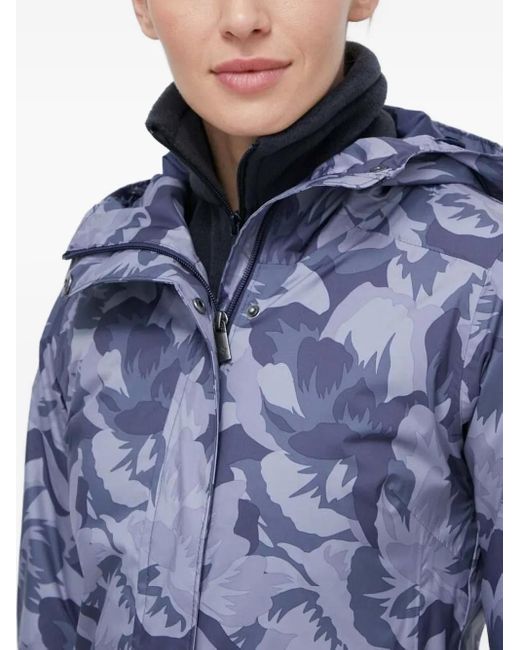 Columbia Blue Splash A Little Floral-Print Raincoat