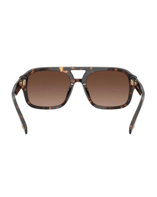 Tory Burch Brown Tortoiseshell Square Sunglasses