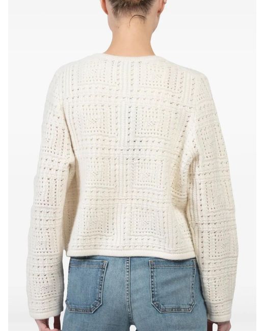 Nili Lotan Natural Cashmere Cardigan