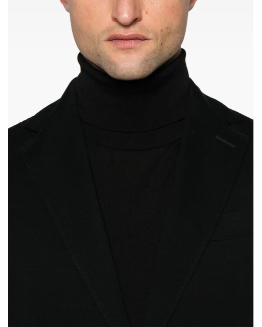 Circolo 1901 Black Piqué Blazer for men