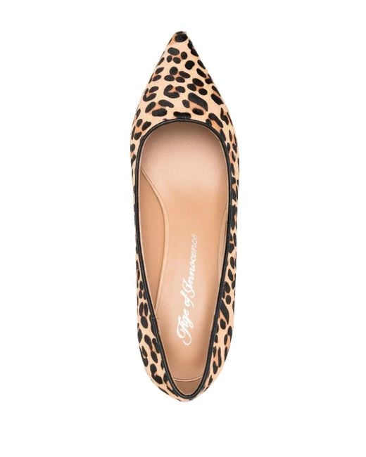 Age of Innocence Brown Jacqueline 50Mm Leopard-Print Pumps