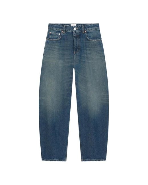 Vaqueros Barrel Jazzie Closed de color Blue