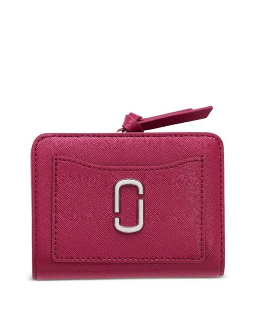 Marc Jacobs Red Utility Snapshot Mini Wallet