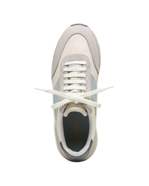 Axel Arigato White Genesis Neo Stripe Panel Runner Sneakers for men